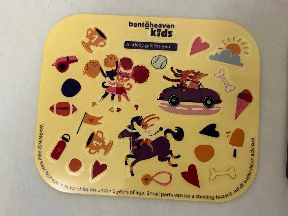 Bentoheaven kids bento lunch box pink